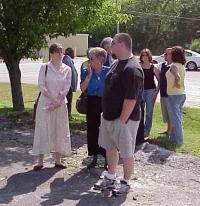Lioness and USPS Post Master Irene Schneider and Elizabeth Betty M. Davis