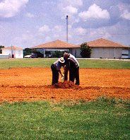 Ground breaking of library