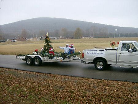 Alexis Schneider graciously shared this picture of the 2007 Gurley Christmas Parade