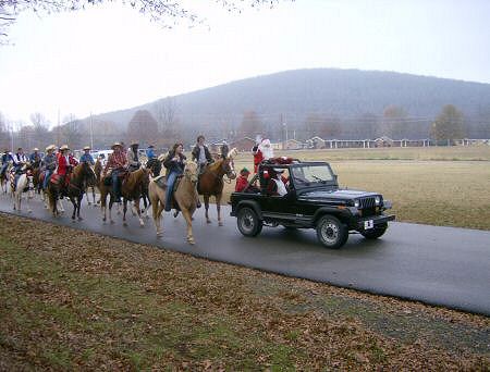 Alexis Schneider graciously shared this picture of the 2007 Gurley Christmas Parade