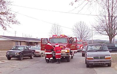 Fire Truck Delivering in Gurley Alabama 
