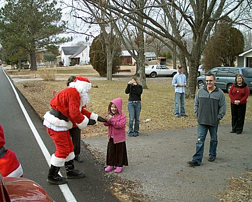 Christmas Fruit Delivery 2005 Fire Rescue Department Gurley Christmas Parade Alabama
