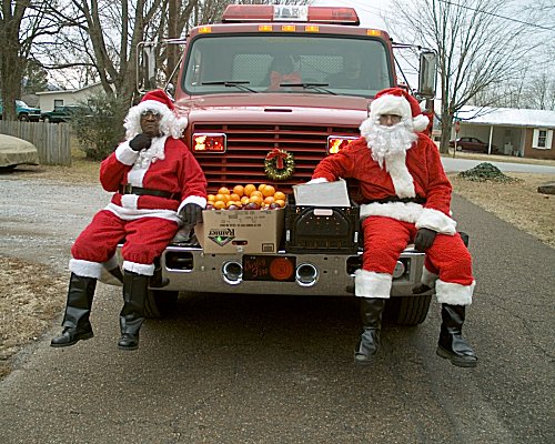 Madison County Christmas Fruit Delivery 2005 Fire Rescue Department Gurley Christmas Parade